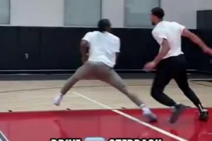 三個人誰單挑更強？拉文馬克西烏布雷此前訓練中互相單挑！