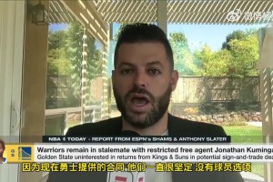 勇士記者：經紀人說，若球隊選項變球員選項庫明加就簽+助庫爭冠