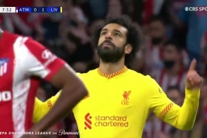 遇佛殺佛！馬競鐵桶陣也擋不住，薩拉赫連過三人破門