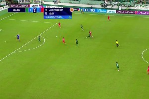 河內門將超級超級巨大失誤！張源打空門得手，國安2-1河內公安