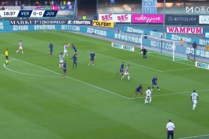 羅本式進(jìn)球！小孔塞桑右路內(nèi)切貼地?cái)仄崎T！尤文1-0領(lǐng)先維羅納！