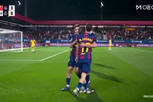 巴薩鎖定勝局！卡薩多長傳拉什福德送助攻！奧爾莫推射空門得手！