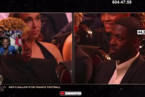 整活！登貝萊獲金球獎，甲亢哥反應