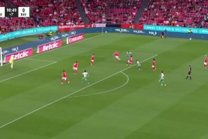 穆帥葡超無緣連勝！本菲卡86分鐘進球，補時遭神仙球絕平！