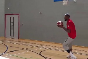 偶像與迷弟！美國男籃時期KD和華子的投射訓練！甚至速率差不多！