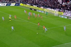 尤文1-1扳平亞特蘭大！科索努解圍失誤，卡巴爾門前推射破門！