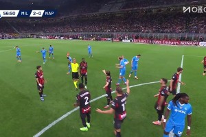 【集錦】意甲-薩56閃擊普利西奇傳射 十人米蘭2-1那不勒斯登頂