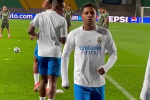 有去現場的嗎？皇馬在阿拉木圖體育場的踩場訓練