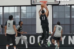 曾凡博的隊友啊！籃網開啟訓練營 在訓練中嘎嘎亂殺的小波特~