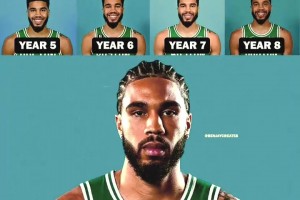 強(qiáng)制戒球癮！生涯第九年定妝照，塔圖姆失去了笑容！