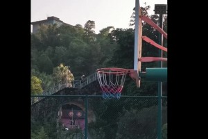 啦啦隊(duì)主力李群穿婚紗現(xiàn)身助威。用獨(dú)特方式為球隊(duì)加油