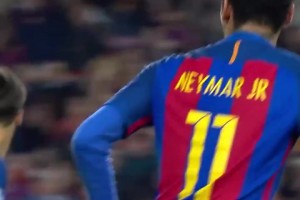 屬于巴薩球迷的回憶！內(nèi)馬爾十分角任意球破門