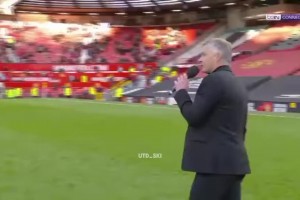 回想當年索爾斯克亞因曼聯(lián)在英超聯(lián)賽中取得第二名而向球迷道歉時