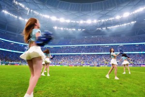 攢勁的節目！大連主場啦啦隊美女跳舞真好看