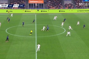 夢幻開局！巴雷拉搶斷博尼送傳中，勞塔羅輕松包抄破門