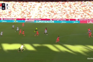 殺死比賽？卡爾莫納反擊精彩低射破門，塞維3-1巴薩