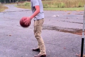 你遇到過？籃球爆炸威力居然這么大