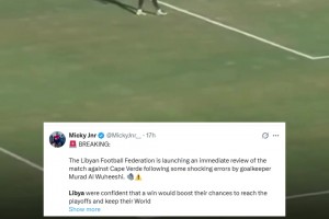 離譜下蛋！利比亞足協(xié)將對(duì)國(guó)家隊(duì)門將失誤啟動(dòng)審查