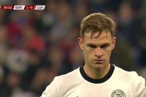 格納布里造紅點套餐！基米希主罰穩(wěn)穩(wěn)命中！德國2-0領先盧森堡！