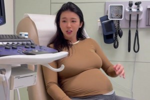 張曼源完成第一次孕晚期產檢 體重飆升至179斤！