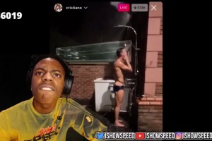 超級名場面！甲亢哥直播看C羅直播洗澡，并“饑渴難耐”！