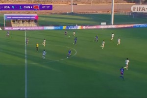毫無還手之力！馬爾瑟姆單刀破門達雙響，U17美國女足5-1中國女足