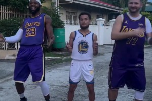 震驚！“庫(kù)里”竟然和“詹姆斯”與“東契奇”一起尬舞