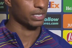 拉什福德歐冠賽后采訪：在這里，你很容易享受足球！