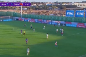 又是失誤！宋語后場被斷圖雷空門得手雙響，U17美國女足4-1領先