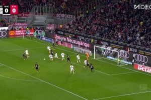 拜仁2-0領先門興，格雷羅門前低射破門