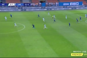 名場面：情人節(jié)比賽盧卡庫助攻勞塔羅進球，然后場上“秀恩愛”！