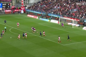 巴黎1-0輕松領先！阿什拉夫禁區墊射破門首開記錄