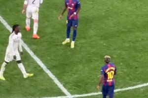 約架？卡瓦哈爾做閉嘴手勢(shì)，西媒稱亞馬爾回?fù)簦呵驁?chǎng)外見！