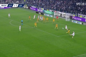 帶刀后衛建功！加蒂后點泰山壓頂頭槌破門，尤文再次領先！